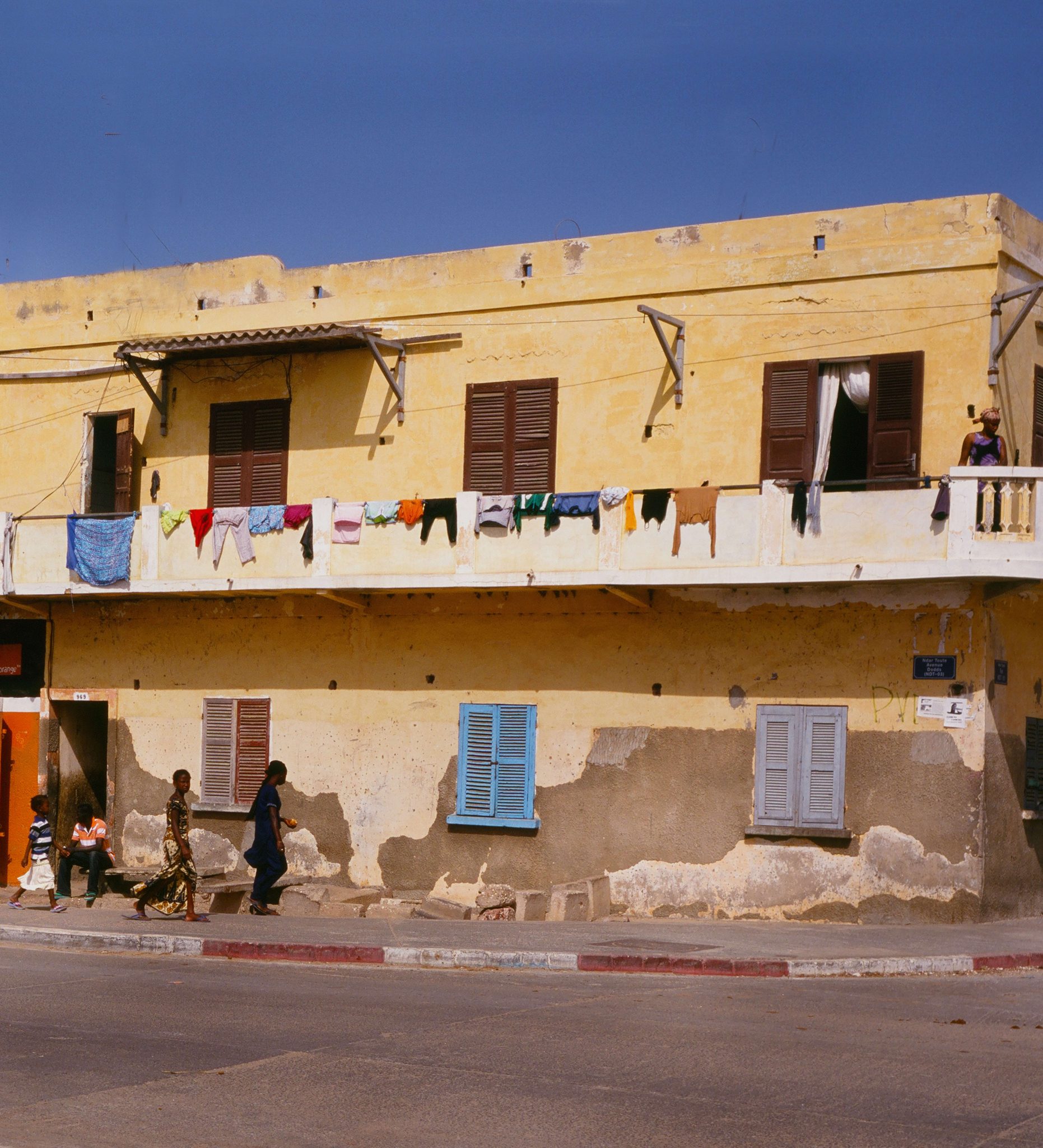 Clothes Hanging from a Balcony Close to the House of Ismael